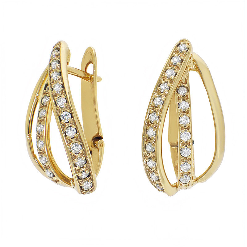 Cercei, Aur Galben, 14 k, 5.15 gr, Cod Produs: 840685 - Tezaurshop.ro