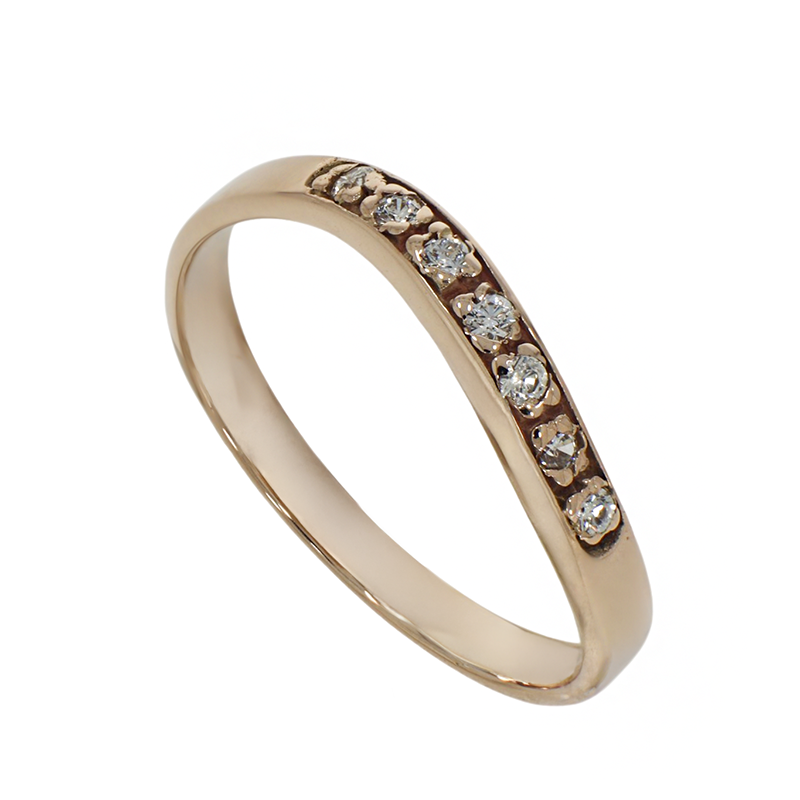 Inel, Aur Roz, 14 k, 1.82 gr, Cod Produs: 841125 - Tezaurshop.ro