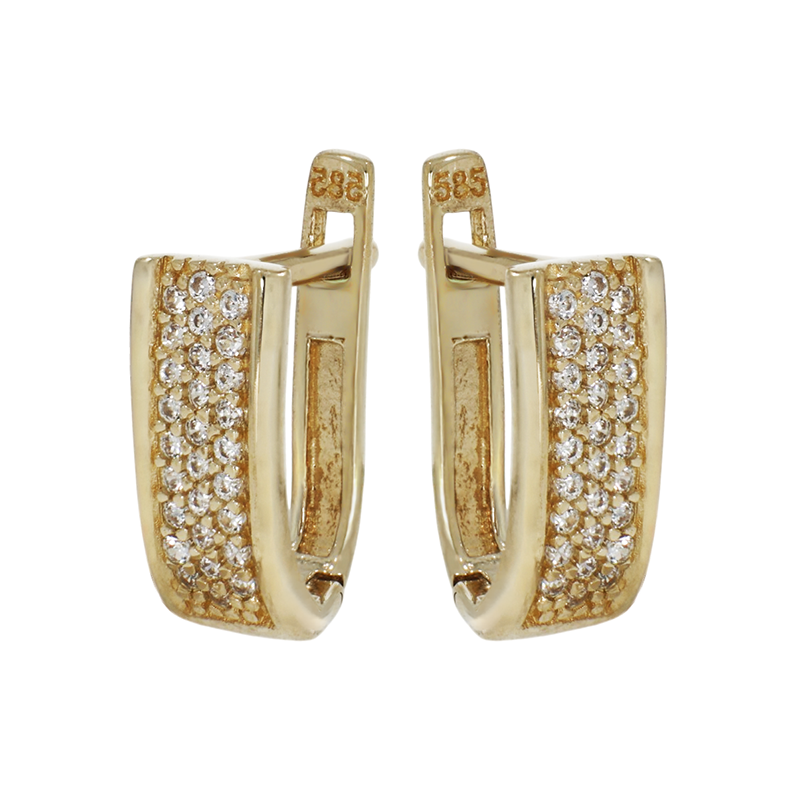 Cercei, Aur Galben, 14 k, 2.39 gr, Cod Produs: 841152 - Tezaurshop.ro