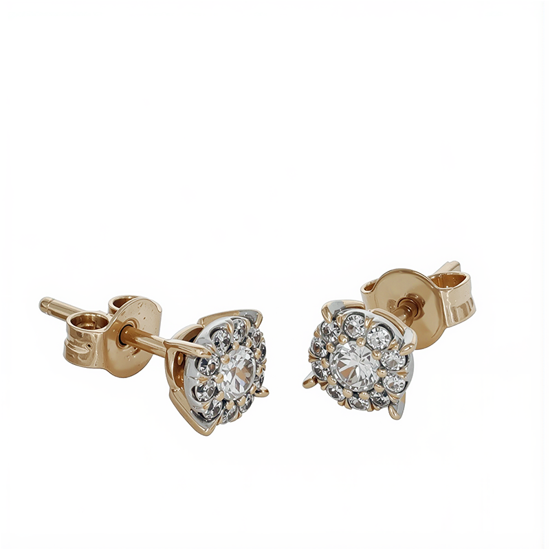 Cercei, Aur Mixt, 14 k, 1.52 gr, Cod Produs: 841153 - Tezaurshop.ro
