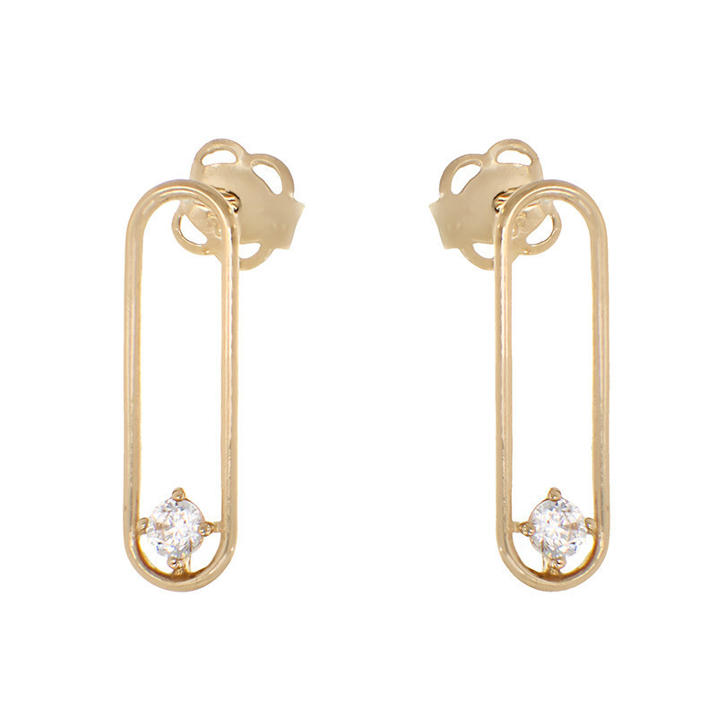 Cercei, Aur Galben, 14 k, 0.5 gr, Cod Produs: 841225 - Tezaurshop.ro