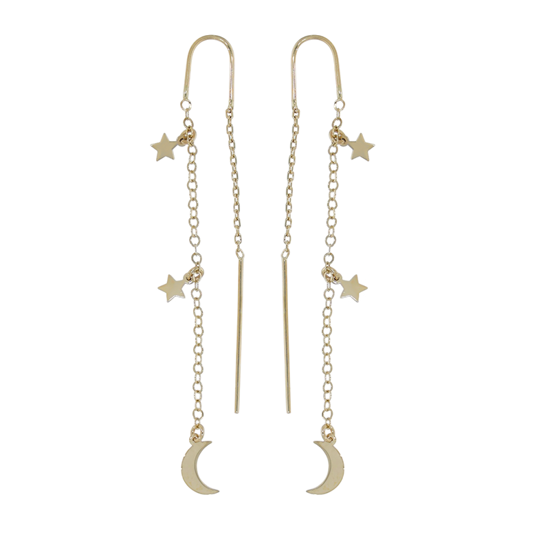 Cercei, Aur Galben, 14 k, 2.01 gr, Cod Produs: 841384 - Tezaurshop.ro