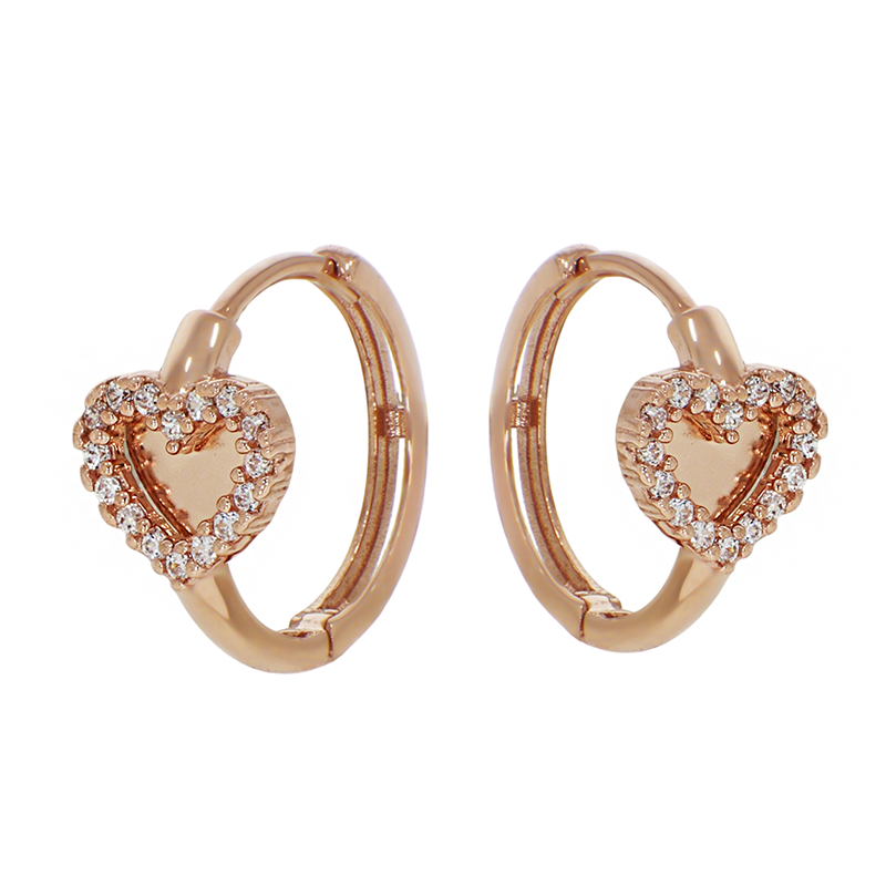 Cercei, Aur Roz, 14 k, 1.77 gr, Cod Produs: 841390 - Tezaurshop.ro