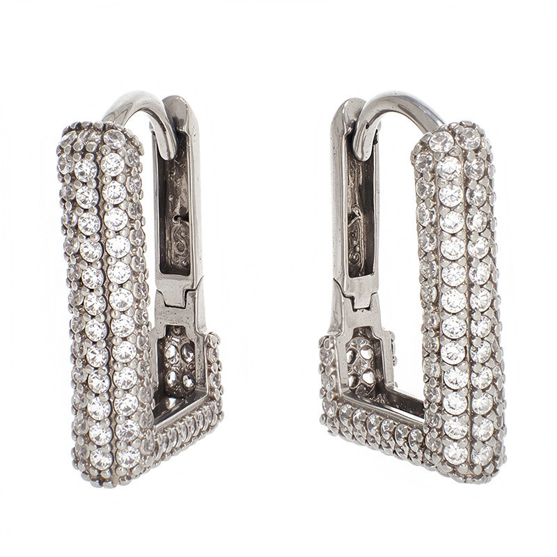 Cercei, Aur Alb, 14 k, 3.63 gr, Cod Produs: 841475 - Tezaurshop.ro