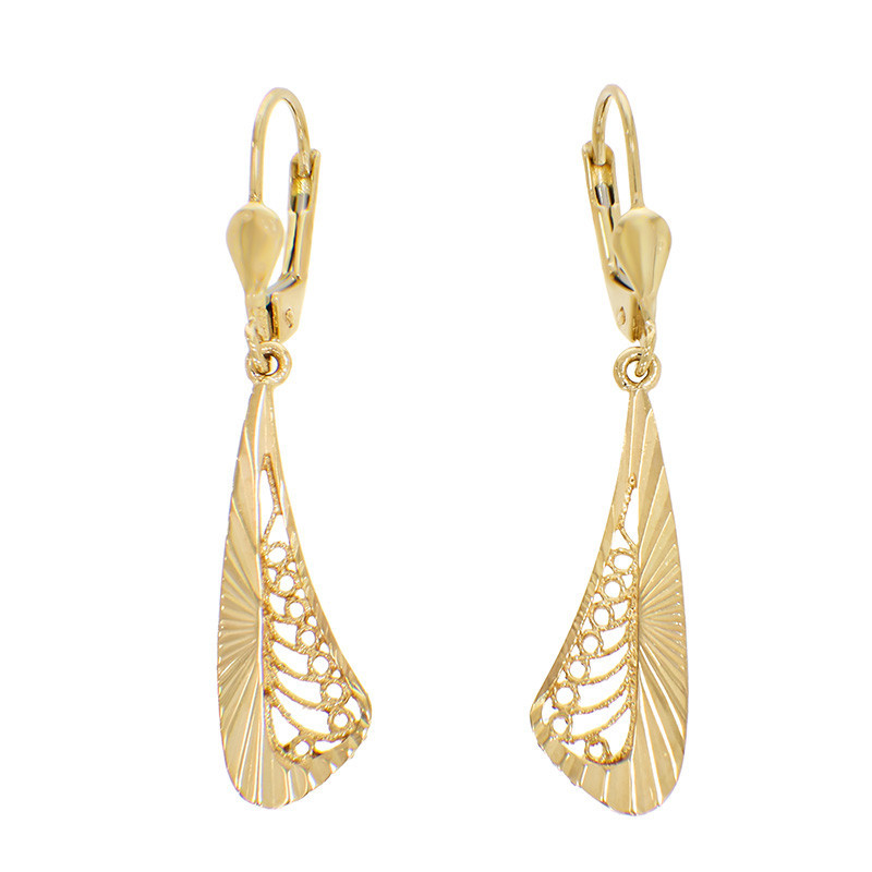 Cercei, Aur Galben, 14 k, 2.29 gr, Cod Produs: 841545 - Tezaurshop.ro