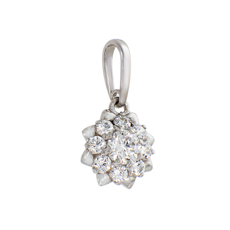 Pandantiv, Aur Alb, 14 k, 0.37 gr, Cod Produs: 841785 - Tezaurshop.ro