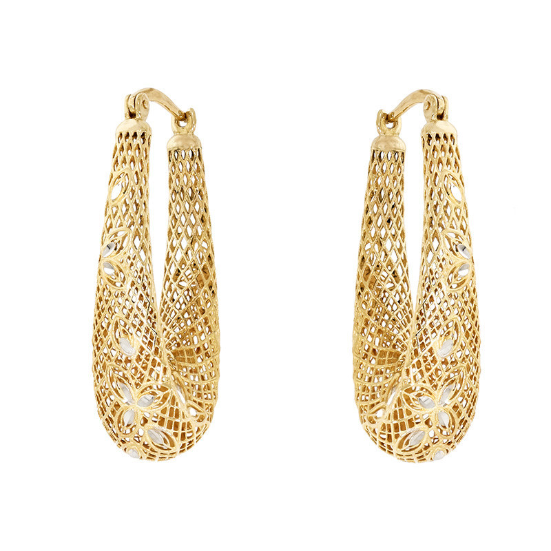 Cercei, Aur Mixt, 14 k, 3.89 gr, Cod Produs: 841859 - Tezaurshop.ro