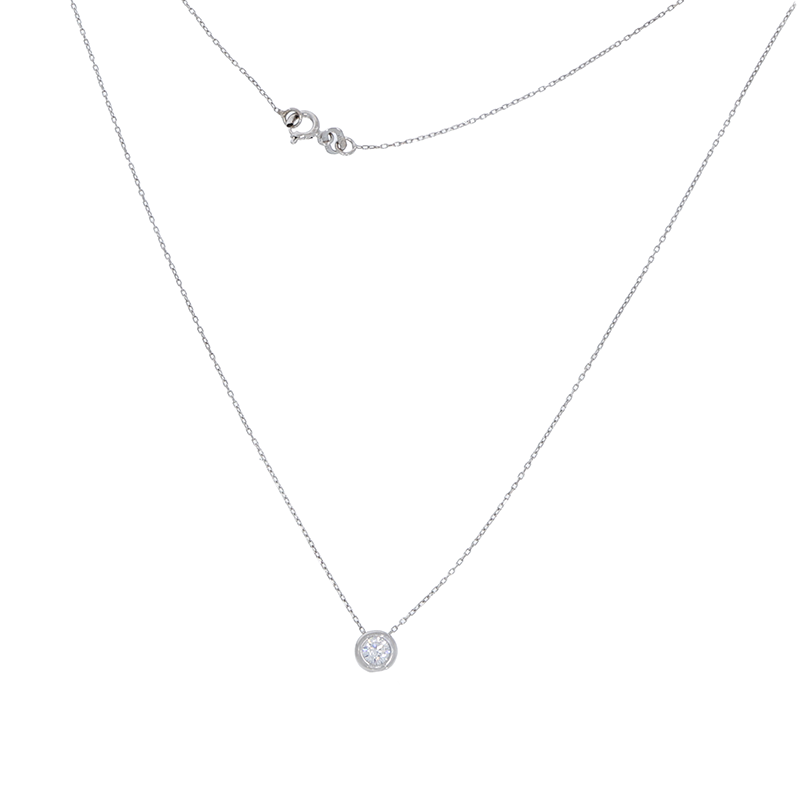 Colier, Aur Alb, 14 k, 1.4 gr, Cod Produs: 842679 - Tezaurshop.ro