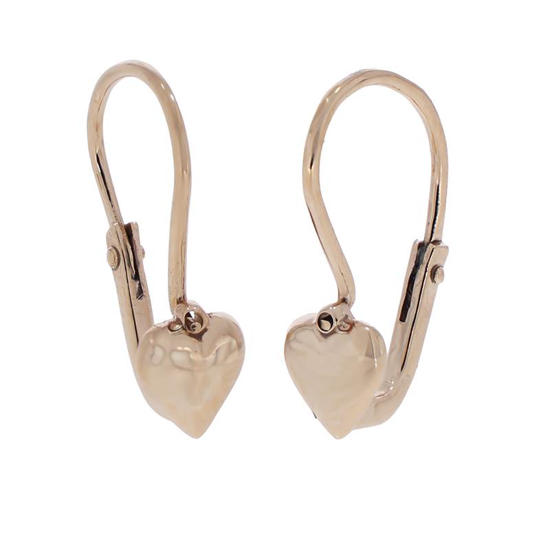 Cercei, Aur Roz, 14 k, 1.12 gr, Cod Produs: 842730 - Tezaurshop.ro