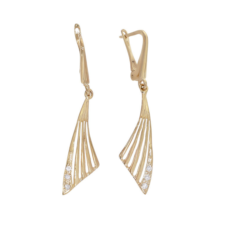 Cercei, Aur Galben, 14 k, 3.32 gr, Cod Produs: 842808 - Tezaurshop.ro