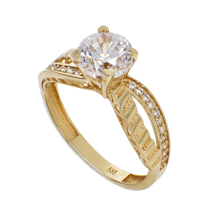 Inel De Logodna, Aur Galben, 14 k, 3.07 gr, Cod Produs: 842851 - Tezaurshop.ro