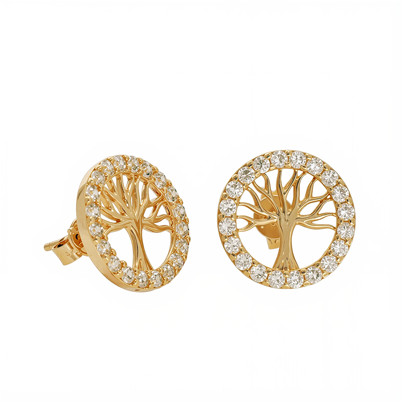 Cercei, Aur Galben, 14 k, 1.92 gr, Cod Produs: 843051 - Tezaurshop.ro