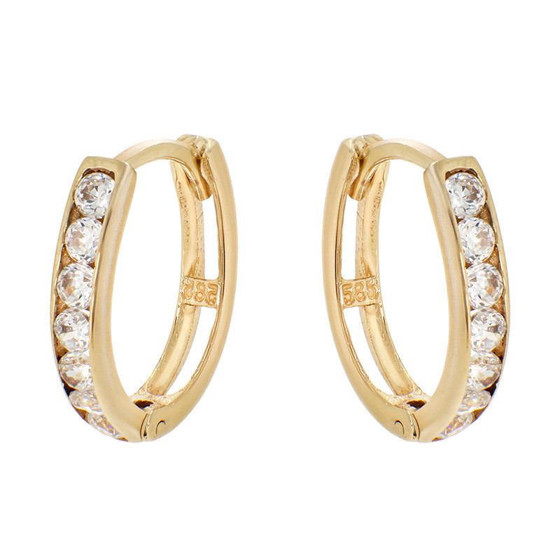 Cercei, Aur Galben, 14 k, 1.79 gr, Cod Produs: 843208 - Tezaurshop.ro