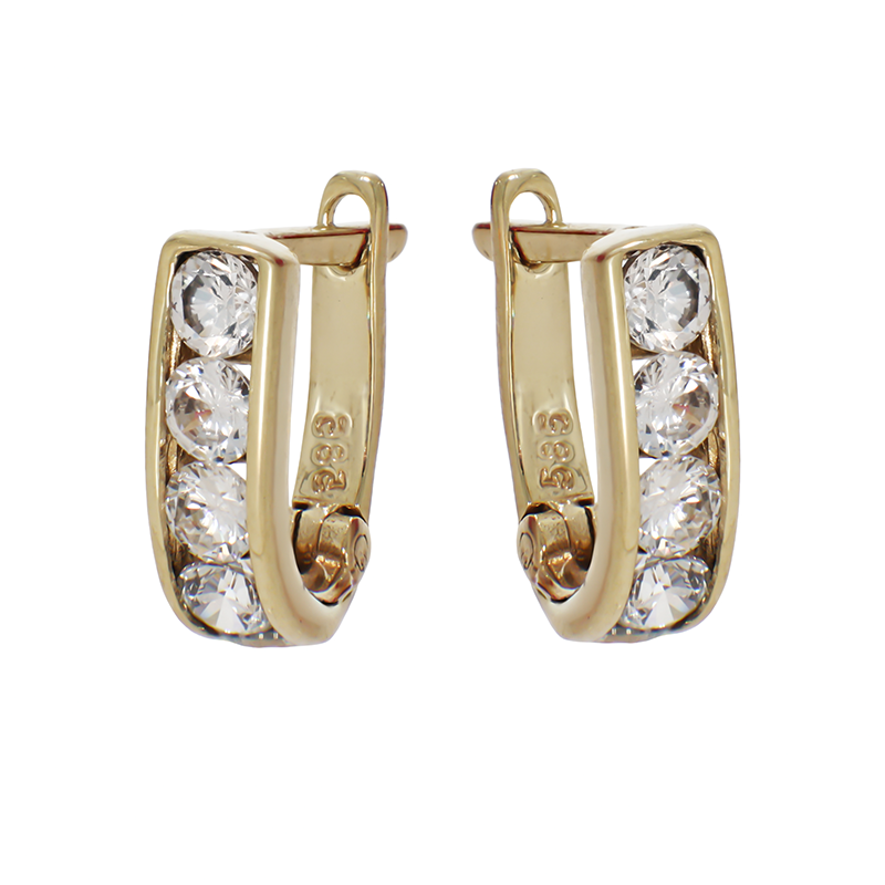 Cercei, Aur Galben, 14 k, 2.21 gr, Cod Produs: 843220 - Tezaurshop.ro
