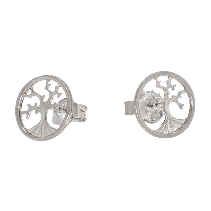 Cercei, Aur Alb, 14 k, 1.11 gr, Cod Produs: 843292 - Tezaurshop.ro