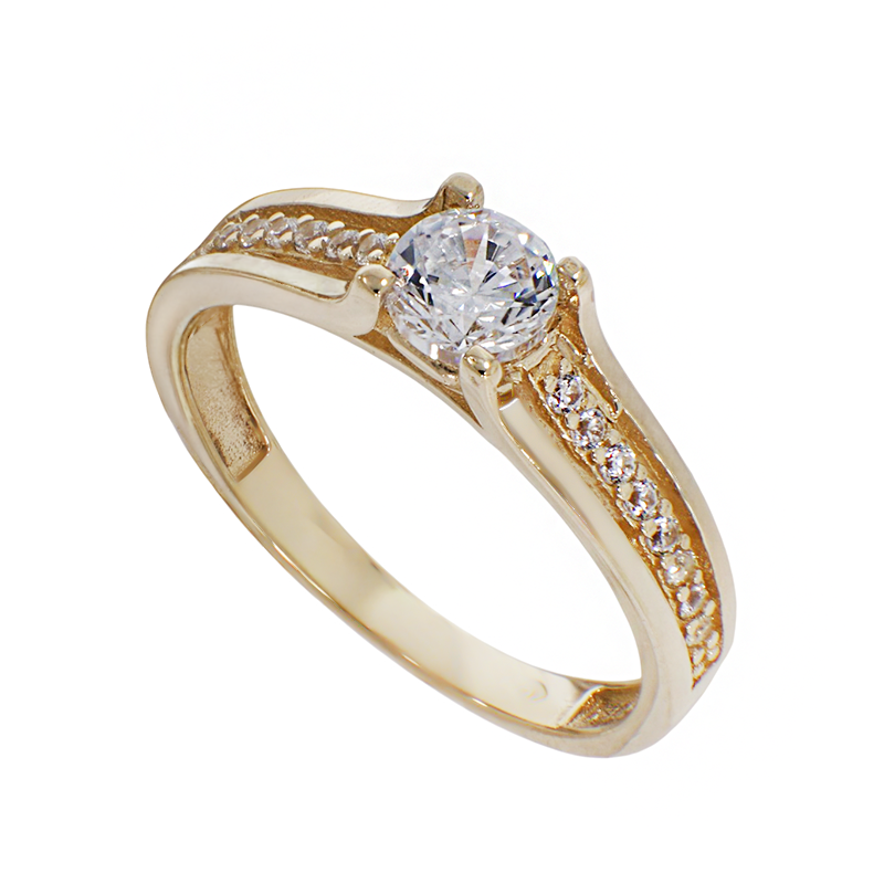 Inel De Logodna, Aur Galben, 14 k, 2.06 gr, Cod Produs: 843432 - Tezaurshop.ro