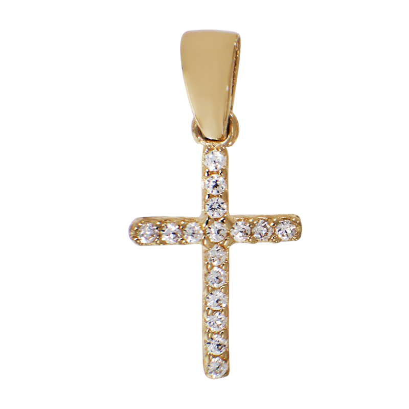 Pandantiv Cruce, Aur Galben, 14 k, 0.54 gr, Cod Produs: 843435 - Tezaurshop.ro