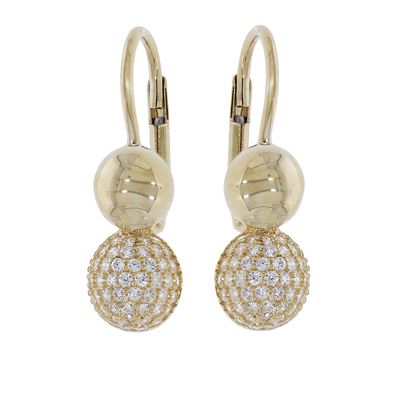 Cercei, Aur Galben, 14 k, 3.06 gr, Cod Produs: 843705 - Tezaurshop.ro