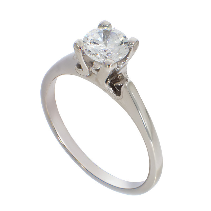 Inel De Logodna, Aur Alb, 14 k, 3.25 gr, Cod Produs: 843747 - Tezaurshop.ro