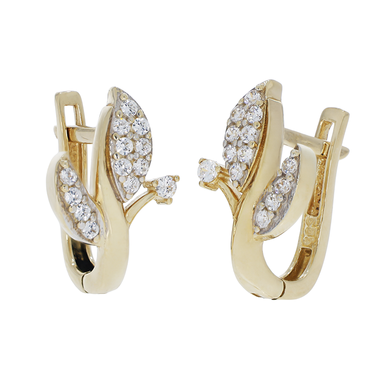 Cercei, Aur Galben, 14 k, 3.88 gr, Cod Produs: 844000 - Tezaurshop.ro