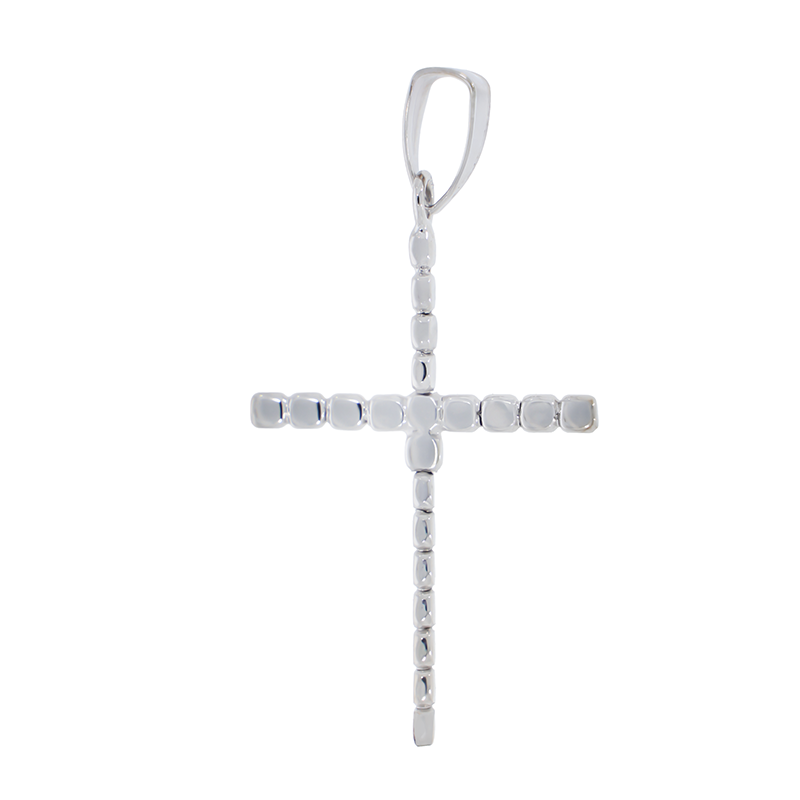 Pandantiv Cruce, Aur Alb, 14 k, 1 gr, Cod Produs: 844256 - Tezaurshop.ro