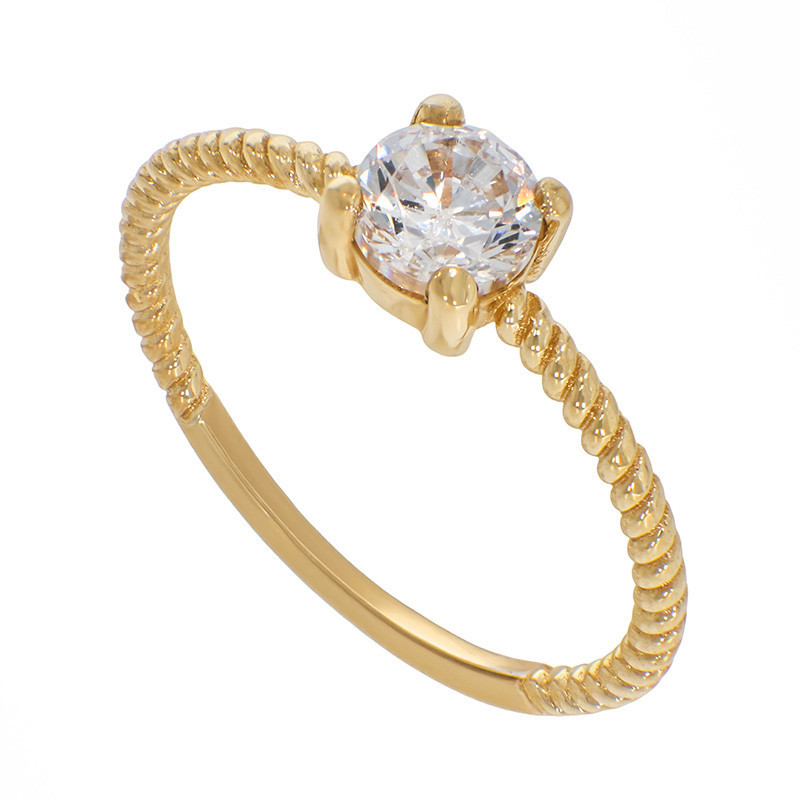 Inel De Logodna, Aur Galben, 14 k, 1.84 gr, Cod Produs: 844294 - Tezaurshop.ro