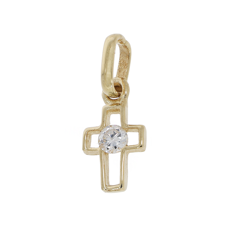 Pandantiv Cruce, Aur Galben, 14 k, 0.56 gr, Cod Produs: 844424 - Tezaurshop.ro