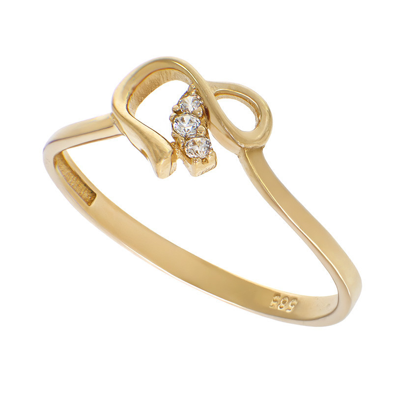 Inel, Aur Galben, 14 k, 1.28 gr, Cod Produs: 844533 - Tezaurshop.ro