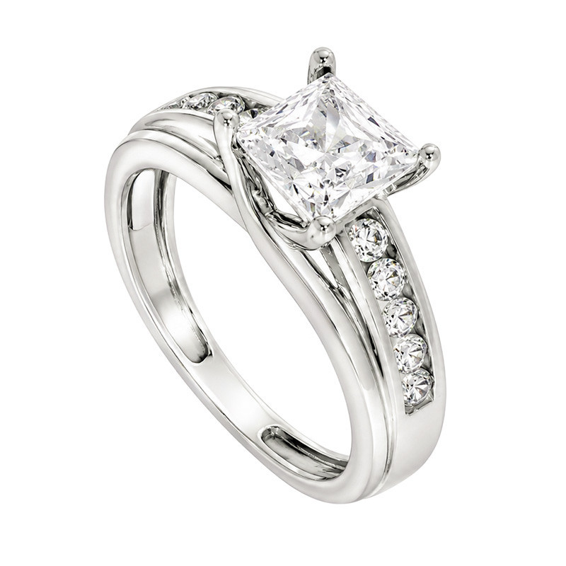 Inel De Logodna, Aur Alb, 14 k, 3.79 gr, Cod Produs: 844883 - Tezaurshop.ro