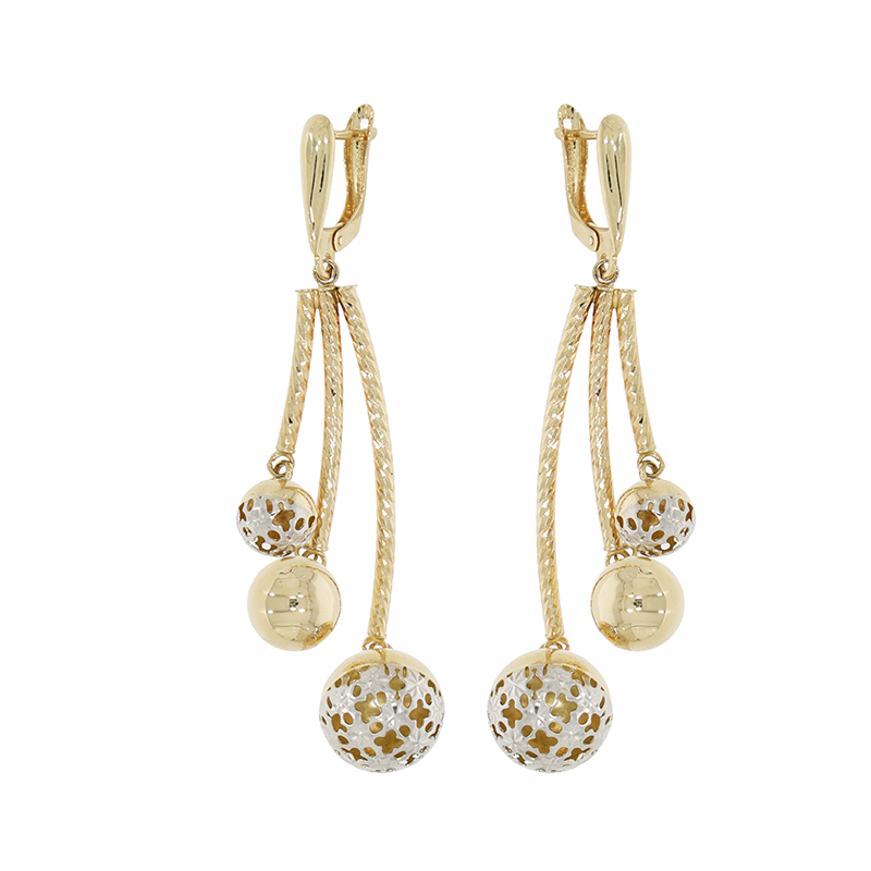 Cercei, Aur Mixt, 14 k, 8.17 gr, Cod Produs: 844952 - Tezaurshop.ro