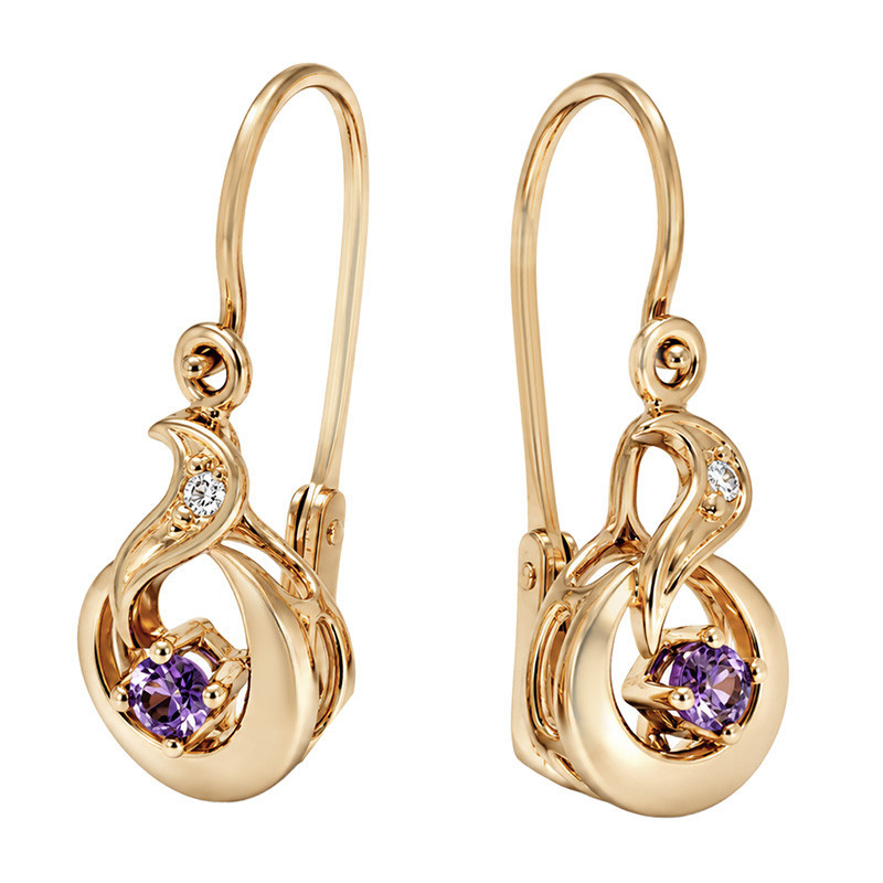 Cercei, Aur Galben, 14 k, 2.03 gr, Cod Produs: 845279 - Tezaurshop.ro