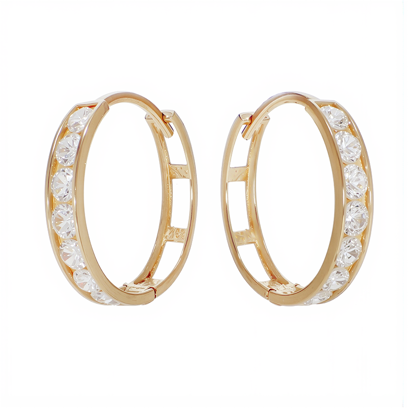 Cercei, Aur Galben, 14 k, 1.11 gr, Cod Produs: 845879 - Tezaurshop.ro