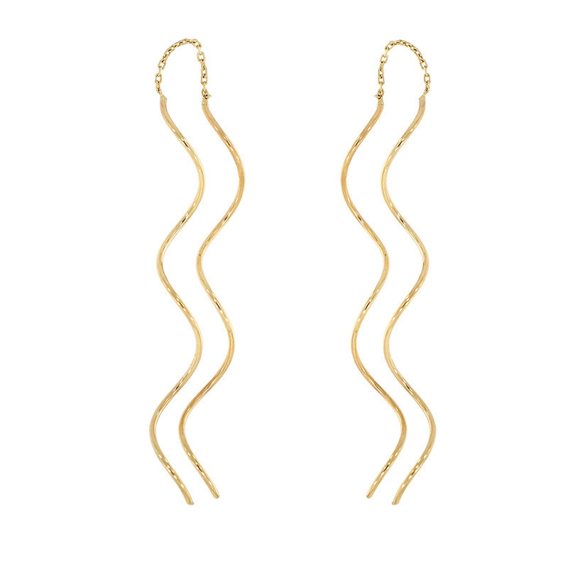 Cercei, Aur Galben, 14 k, 2.29 gr, Cod Produs: 845902 - Tezaurshop.ro