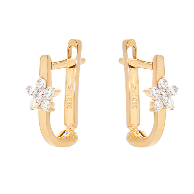 Cercei, Aur Galben, 14 k, 1.34 gr, Cod Produs: 846730 - Tezaurshop.ro