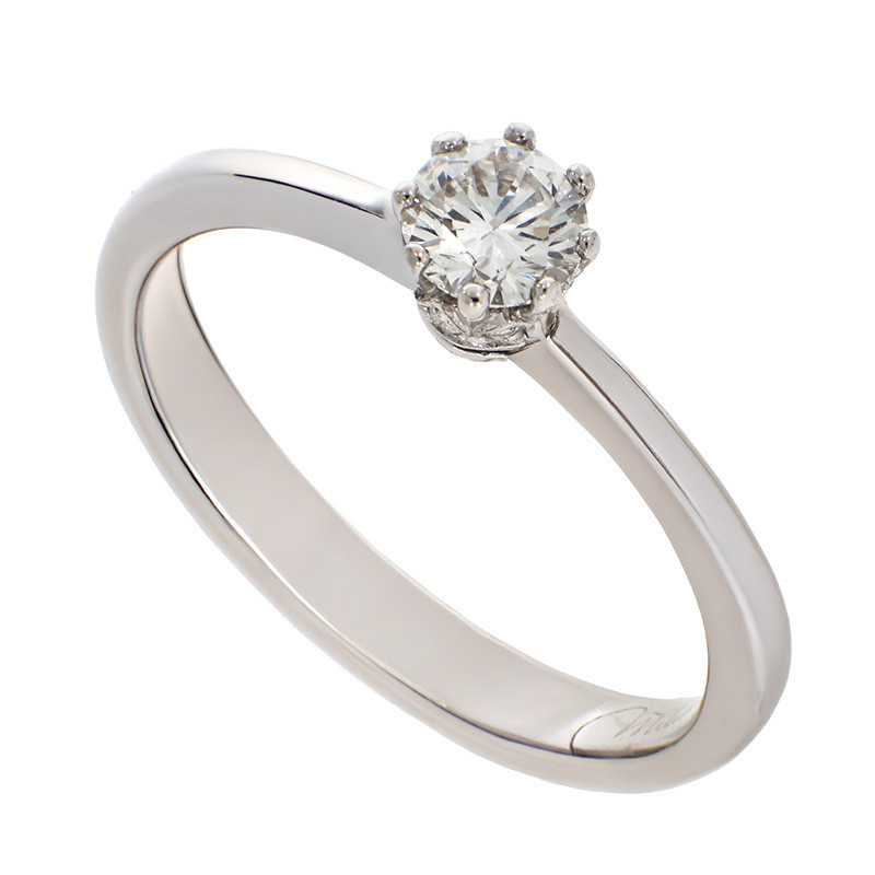 Inel De Logodna, Aur Alb, 18 k, 3.23 gr, cu Diamante, Cod Produs: 846824 - Tezaurshop.ro