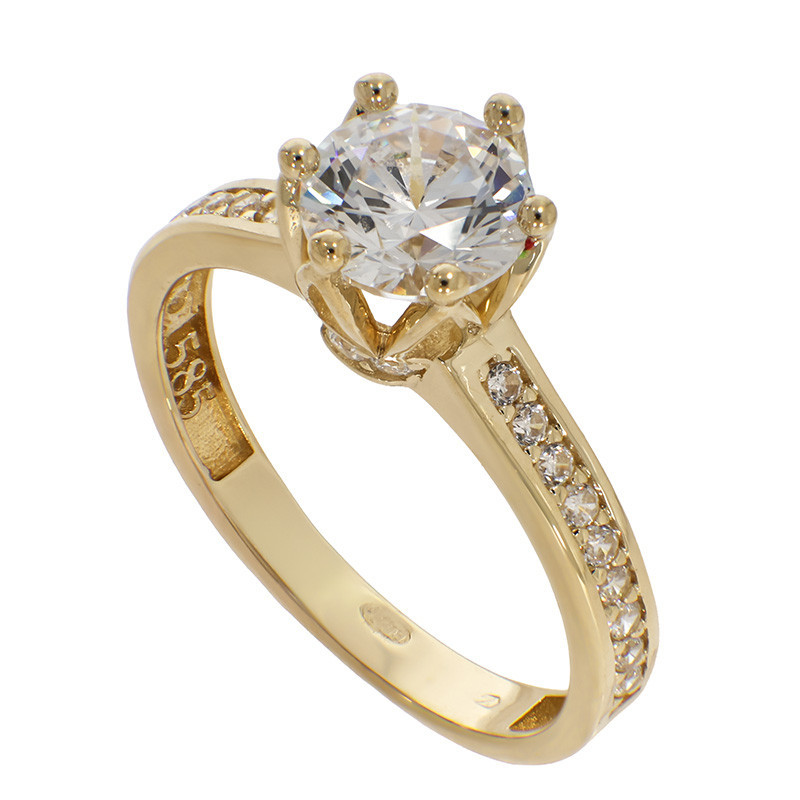 Inel De Logodna, Aur Galben, 14 k, 2.73 gr, Cod Produs: 847195 - Tezaurshop.ro