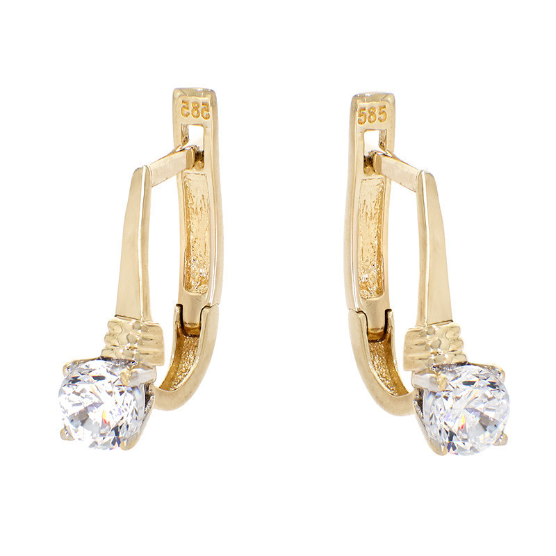 Cercei, Aur Mixt, 14 k, 2.72 gr, Cod Produs: 847974 - Tezaurshop.ro