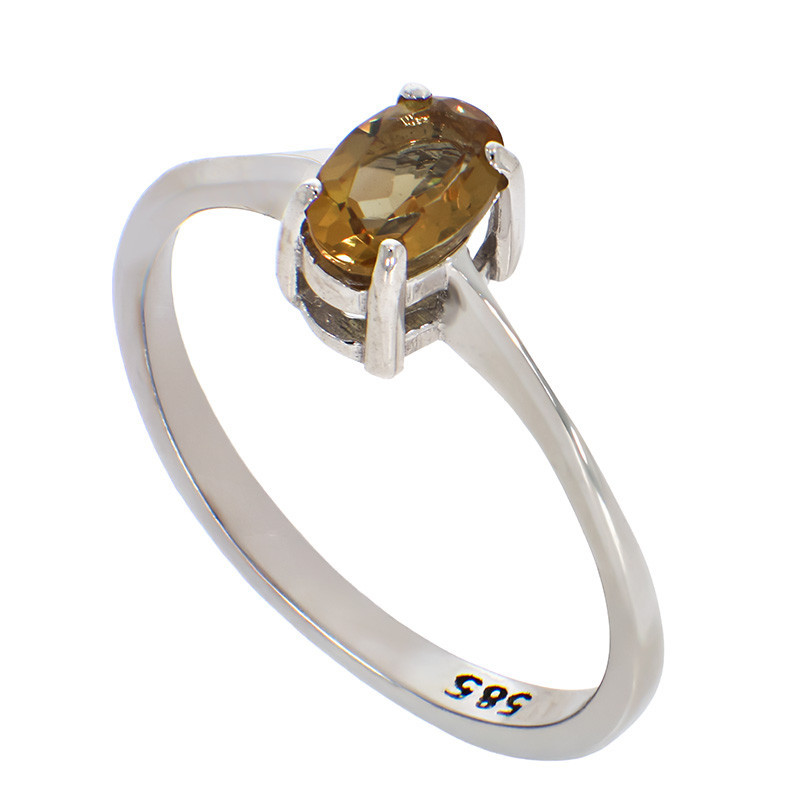 Inel De Logodna, Aur Alb, 14 k, 1.63 gr, Cod Produs: 848082 - Tezaurshop.ro