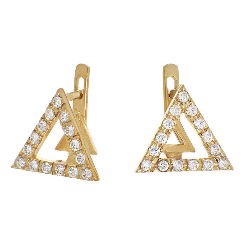 Cercei, Aur Galben, 14 k, 4.65 gr, Cod Produs: 848364 - Tezaurshop.ro