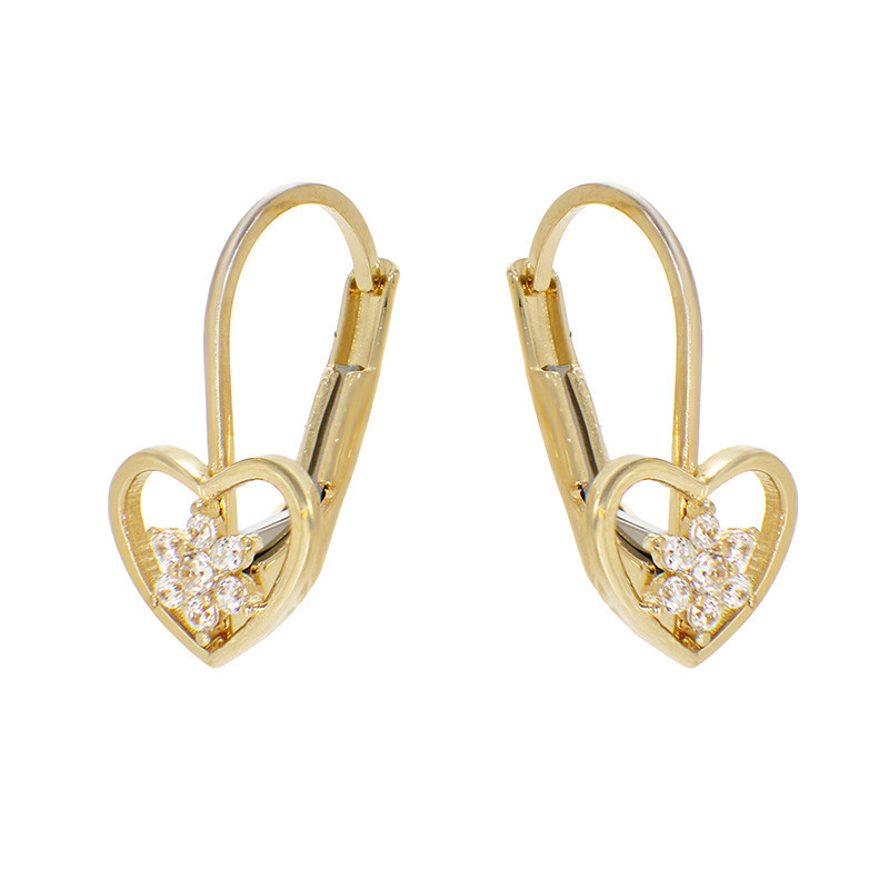 Cercei, Aur Galben, 14 k, 1.38 gr, Cod Produs: 848427 - Tezaurshop.ro