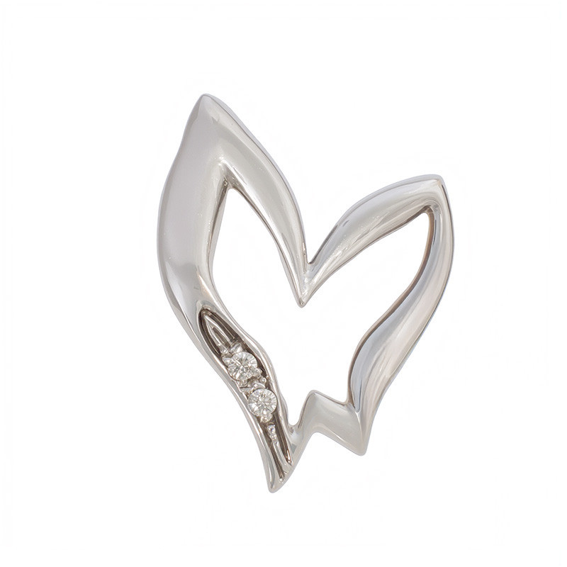 Pandantiv, Aur Alb, 18 k, 1.27 gr, Cod Produs: 848556 - Tezaurshop.ro