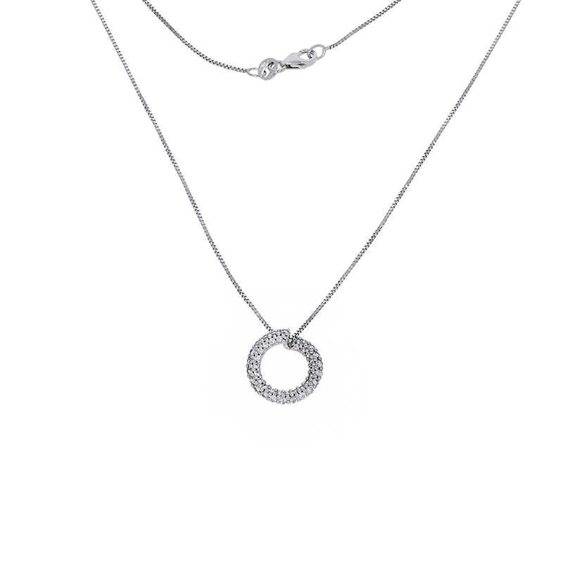 Colier, Aur Alb, 14 k, 2.38 gr, Cod Produs: 848557 - Tezaurshop.ro