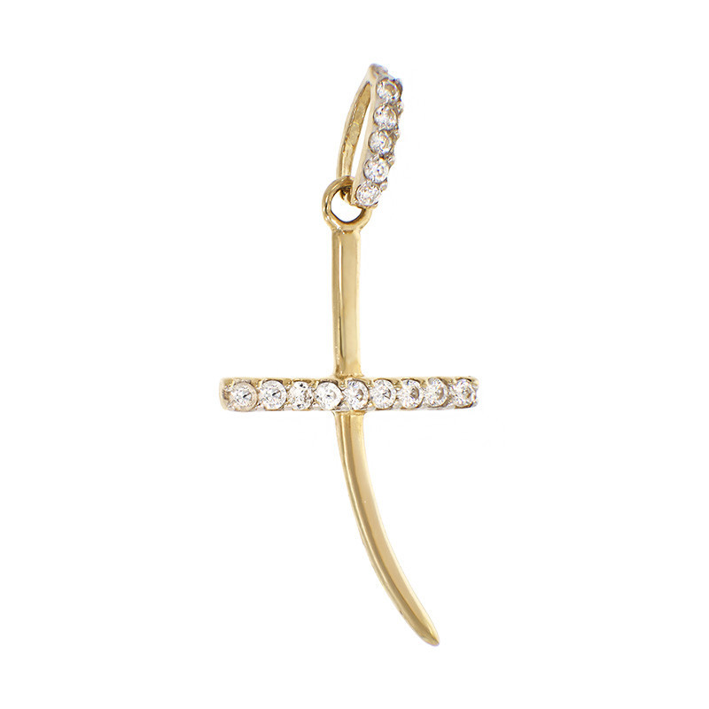 Pandantiv Cruce, Aur Galben, 14 k, 0.8 gr, Cod Produs: 848571 - Tezaurshop.ro
