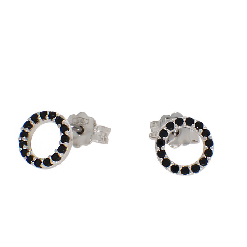Cercei, Aur Alb, 14 k, 1.06 gr, Cod Produs: 849379 - Tezaurshop.ro