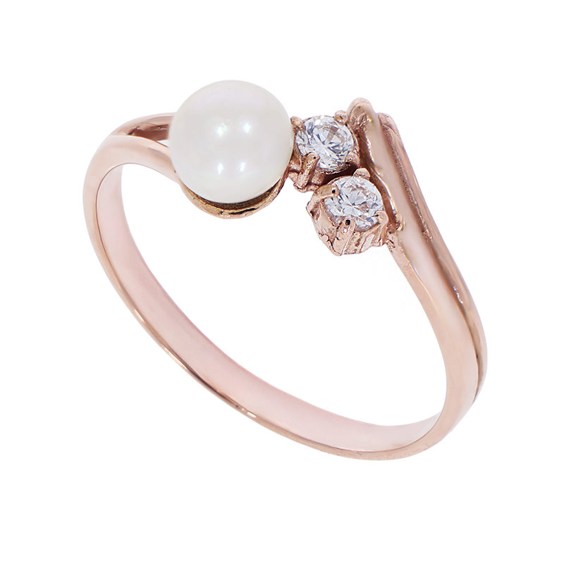 Inel, Aur Roz, 14 k, 1.93 gr, Cod Produs: 849652 - Tezaurshop.ro