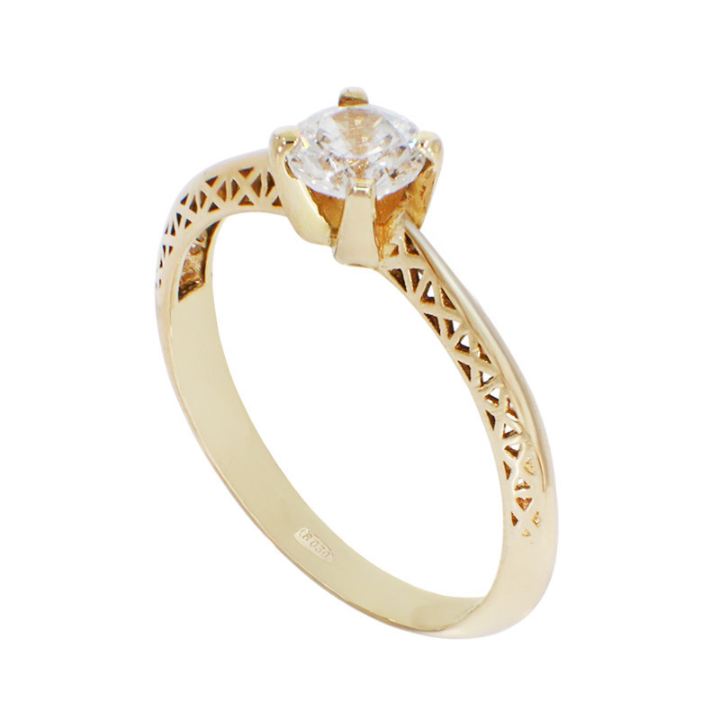 Inel De Logodna, Aur Galben, 14 k, 2.04 gr, Cod Produs: 849683 - Tezaurshop.ro
