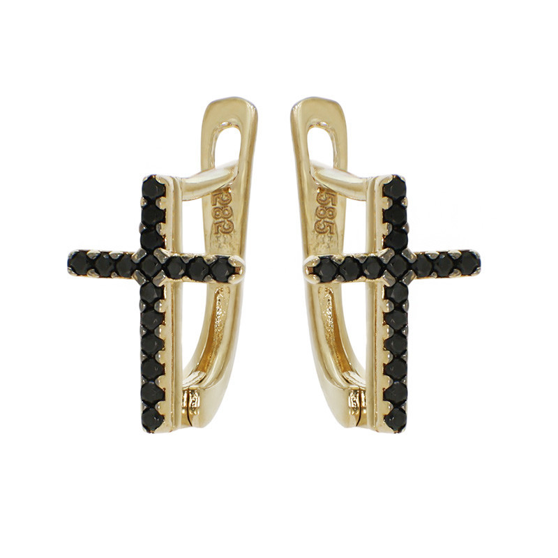 Cercei, Aur Galben, 14 k, 2.18 gr, Cod Produs: 849705 - Tezaurshop.ro