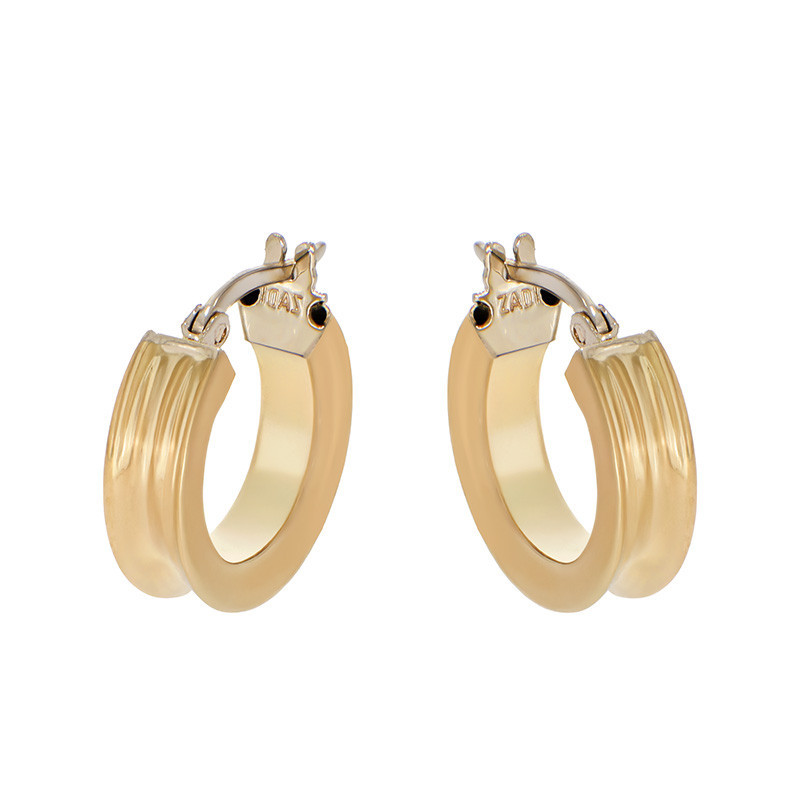 Cercei, Aur Galben, 18 k, 2.2 gr, Cod Produs: 852816 - Tezaurshop.ro