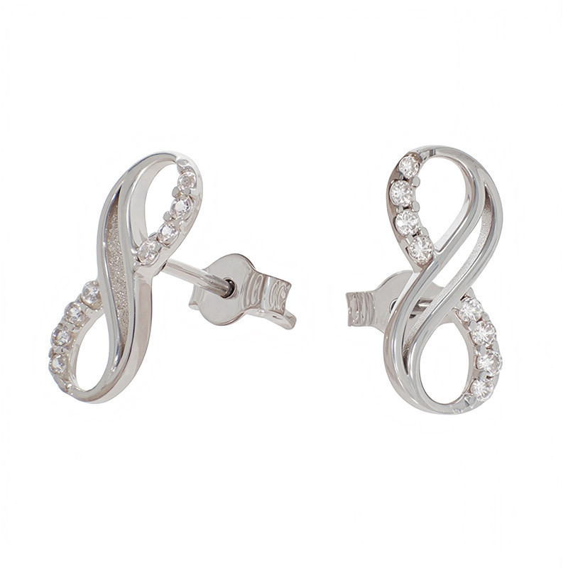 Cercei, Aur Alb, 14 k, 1.21 gr, Cod Produs: 853343 - Tezaurshop.ro