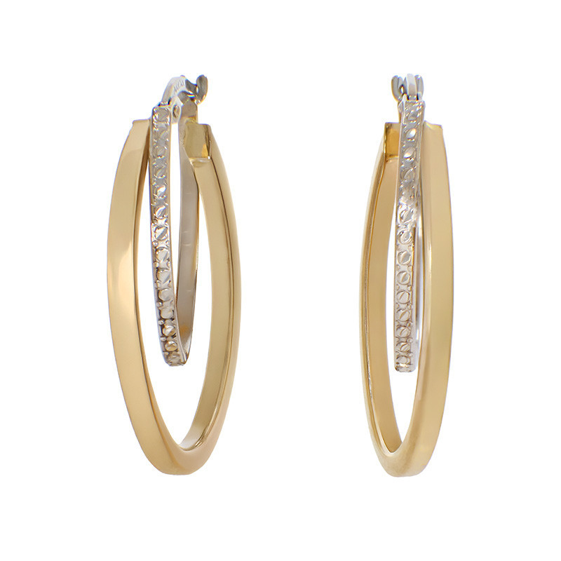 Cercei, Aur Mixt, 14 k, 3.16 gr, Cod Produs: 853890 - Tezaurshop.ro